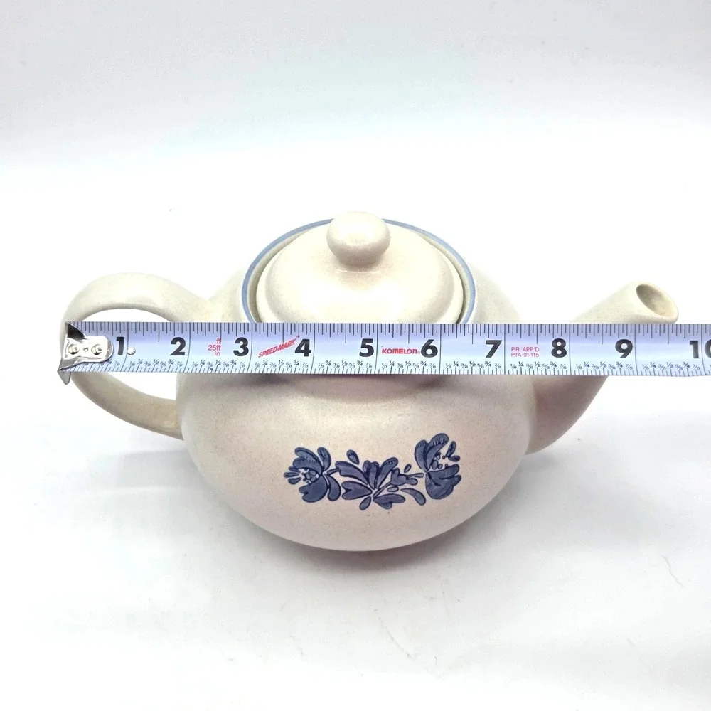 Vtg Pfaltzgraff Yorktowne 5 Cup Teapot Coffee Pot W/ Lid 7-550 Stoneware Floral